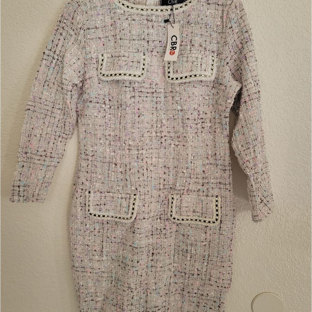 New! CBR Tweed Dress-S